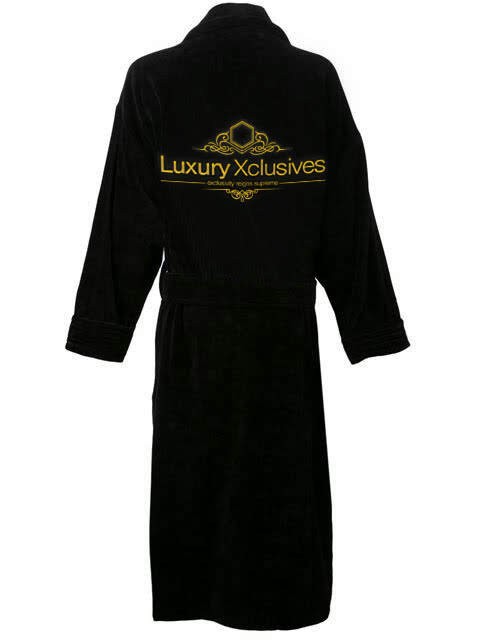 Luxury Xclusives summer Gown BLACK can be customized to your individual names too