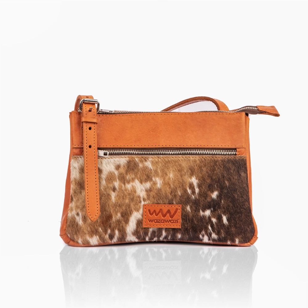 Kwena Sling Bag With Hair-on