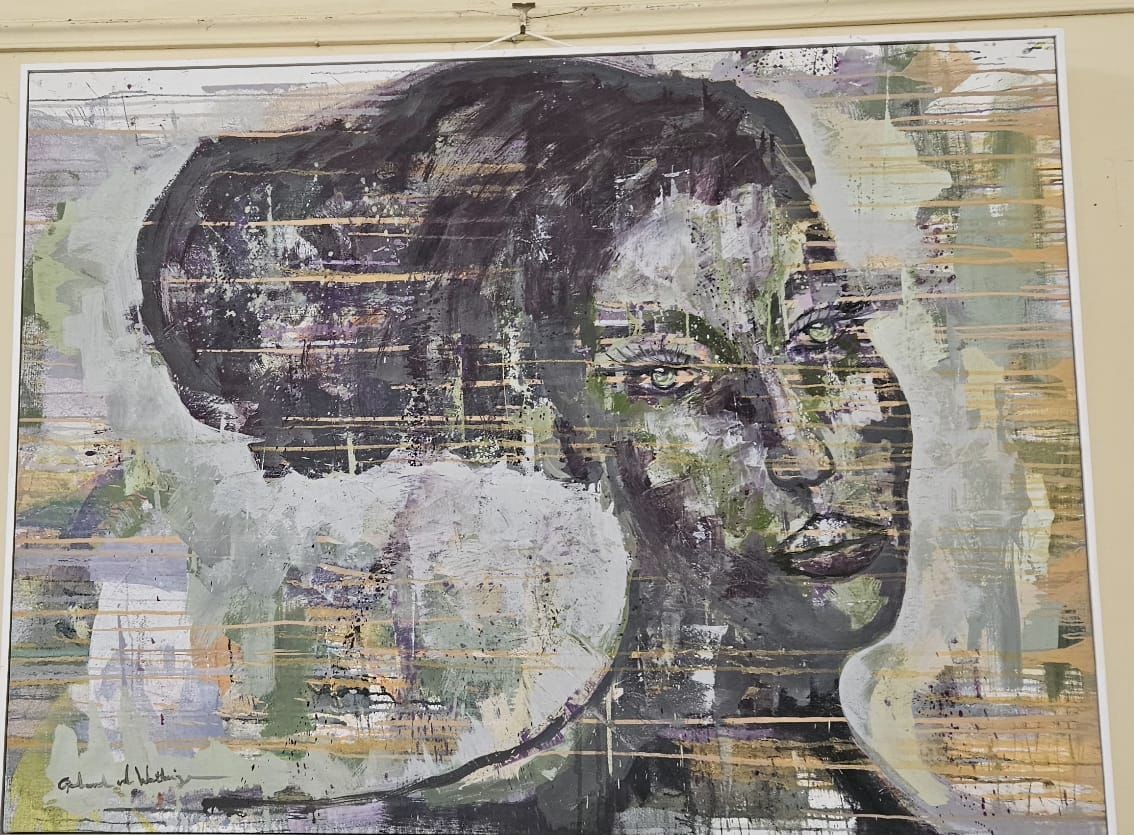 Gerhard VDW; Hair Fashion; Oil on canvas; 104cm x 140cm;