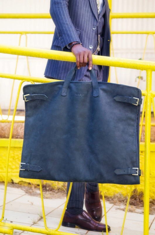 Leather Suit Carrier